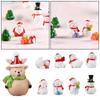 Micro Landscape Fairy Garden Miniature Snowman Xmas Tree Christmas Accessory Santa Claus Figurines