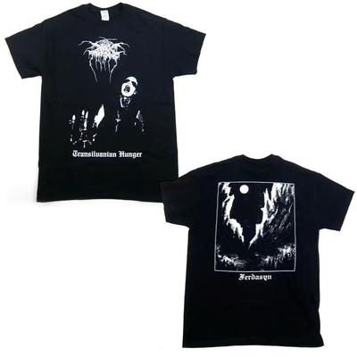 НОВАЯ футболка с коротким рукавом DARKTHRONE, двухсторонняя, черная, все размеры, OM216