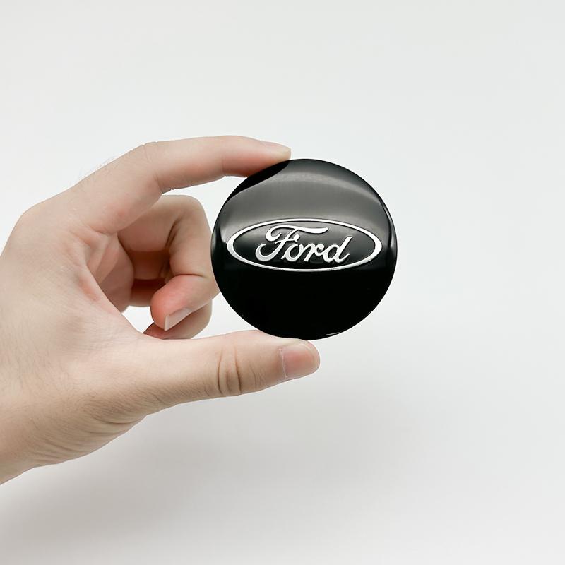 4Pcs 56/60/65mm ABS Wheel Center Hub Cap Badge Emblem For Ford Focus Fiesta Mondeo Fusion Explorer Kuga Auto Tuning Accessories