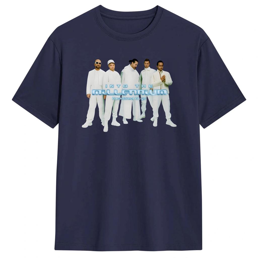 Amazing Backstreets Boy TShirt Unisex Crew Neck 100 Cotton T Shirt Into The Millennium Short Sleeve Tee Shirt Plus Size Tops