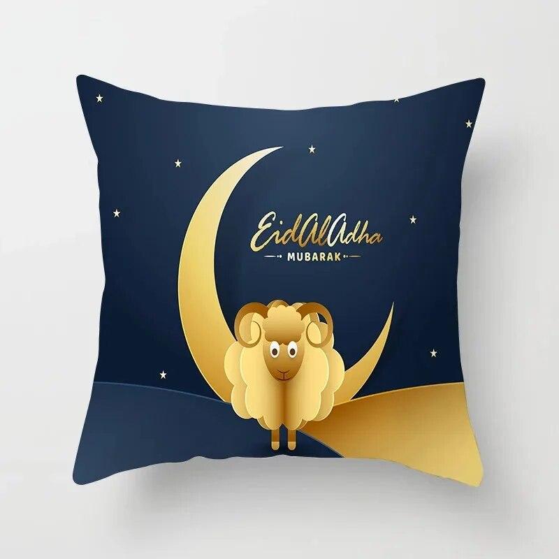 Декоративная наволочка с изображением овцы в честь Рамадана, Ид Мубарак, мечеть Луны, наволочка, декоративная наволочка, диванная подушка для гостиной