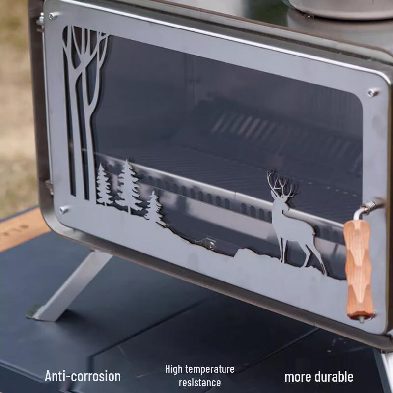 Beifu Angel Outdoor Wood Stove with Pellet Storage