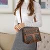 Ladies' Large Capacity Spliced Patterned Bag, Middle-aged Mother's Shoulder Bag, Crossbody Bag