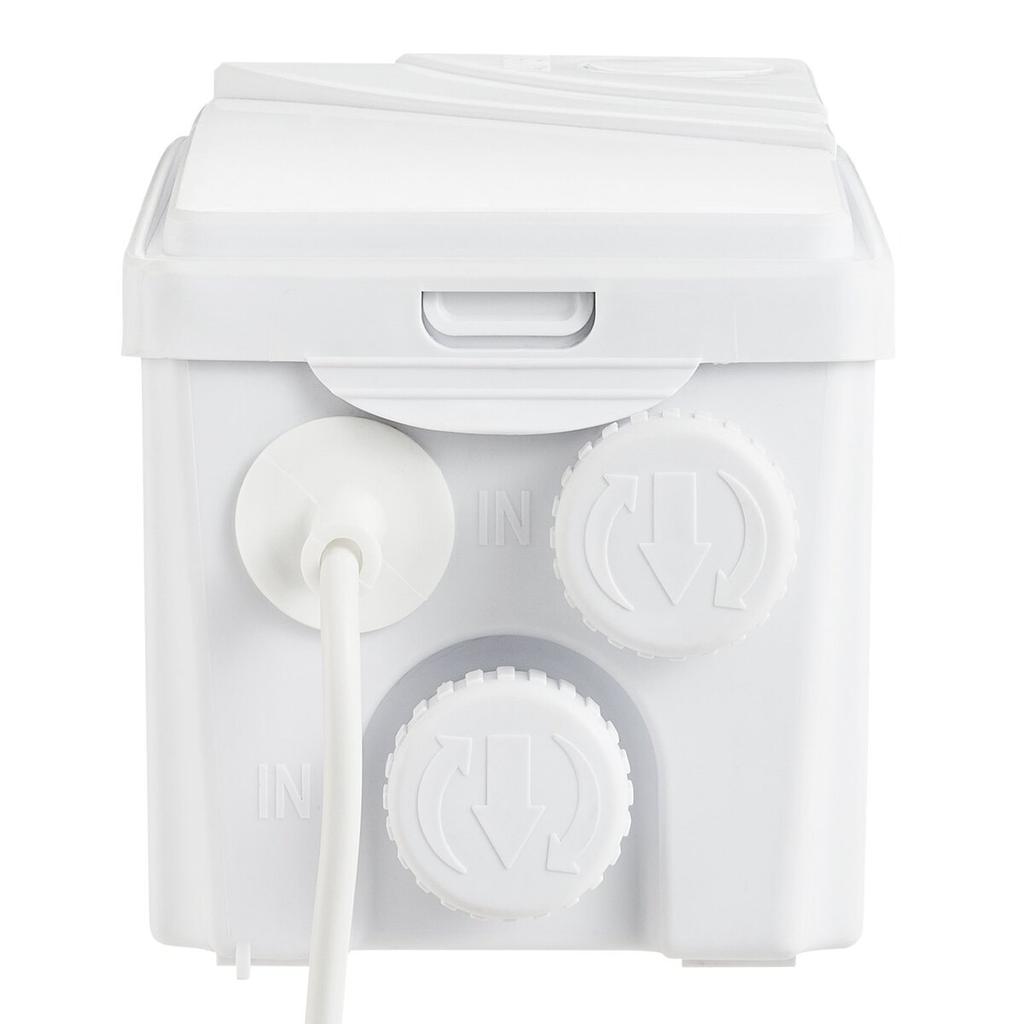 Macerator Disposal Pump Basement Macerator Pump 350 W, 6000 L/h Flow, 7 M Discharge Head, Wastewater Pump With 3 Water Inlets For Basement, Kitchen,