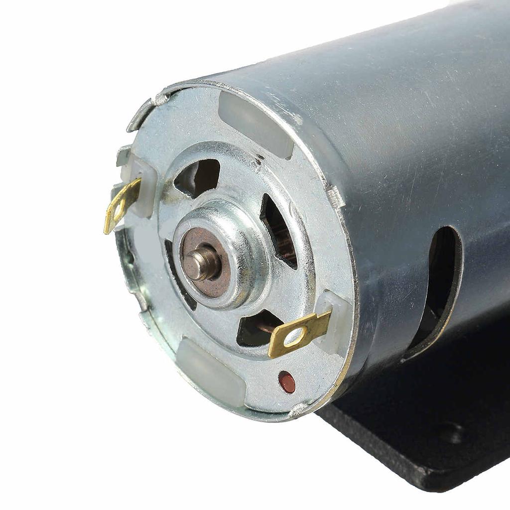 5-12V Mini Hand Drill DIY Lathe Press 555 Motor With Chuck+ Mounting Bracket New