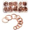 200 шт. Медная уплотнительная шайба сливной пробки моторного масла, уплотнительное кольцо, прокладка, 9 размеров в коробке