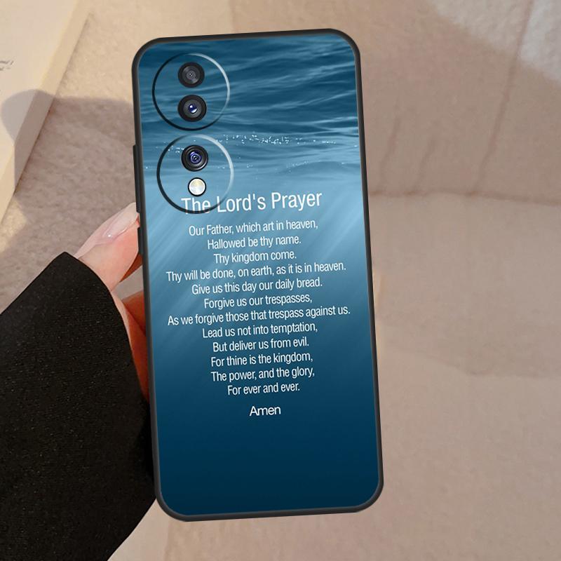 Христианство Молитва Господня Для Чести Magic 8 Pro 6 5 7 Lite Чехол Для Honor 400 200 90 70 50 X8c X8b X9a X9b X9c X9d Win