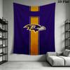 Baltimore Ravens Wall Tapestry Aesthetic Wall Hanging Printed Fabric Blanket Decorative Tapestries for Bedroom Living Room Home Decor