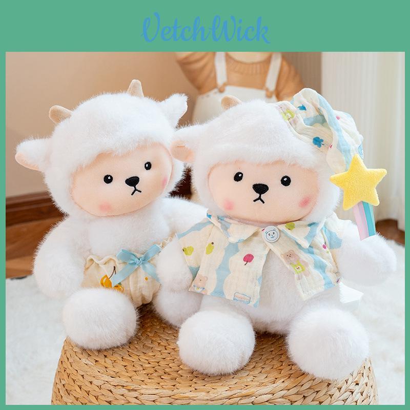 Sheep Plushie Cushion With Soft Filling For Children Playroom And Naptime