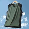 Мужская футболка больших размеров 4XL-13XL, летние топы, V-образный вырез, свободная футболка без рукавов