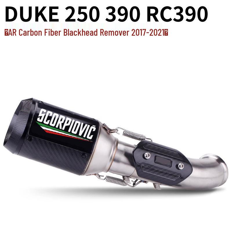 Комплект средней и задней выхлопной трубы для Duke250, RC390, Duke390