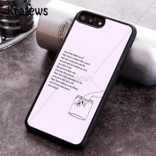 Krajews Aesthetics Chicmal Quotes Phone Case For iPhone 17 Air 16 15 14 11 12 13 Pro MAX Plus cover shell coque
