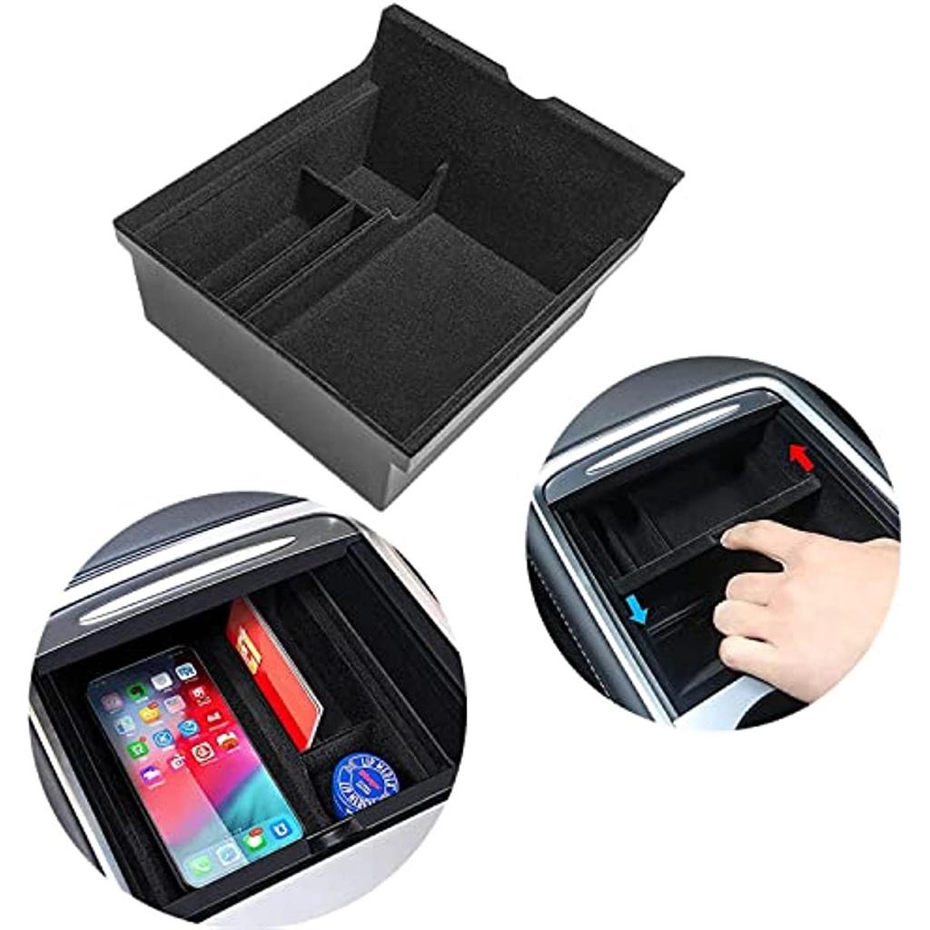 For Tesla Model 3 Model Y 2022 Center Console Organizer Armrest Tray Accessories For Tesla Accessories