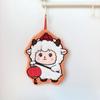 Мультяшная овечка Подвесное кухонное полотенце для рук Супервпитывающее Толстое Прочное для Кухни Ванной Комнаты Домашней Уборки