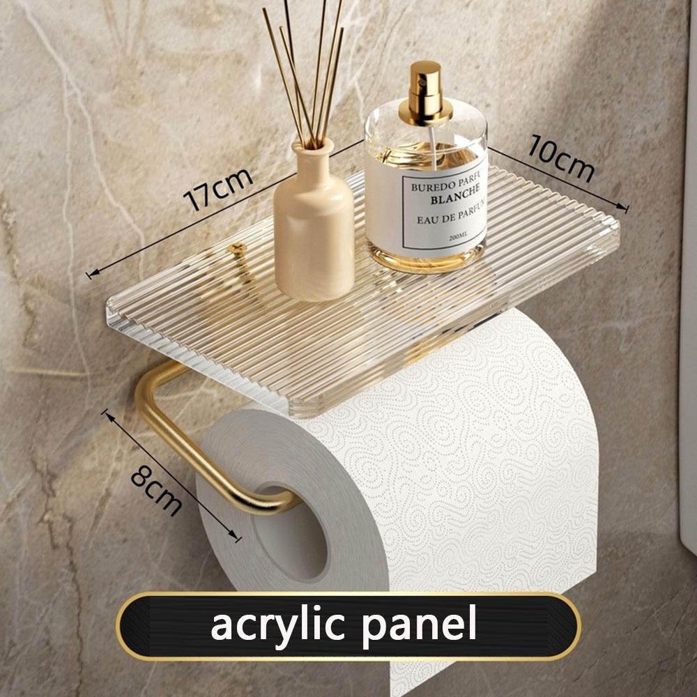 Держатель для туалетной бумаги, материал из акрила и алюминиевого сплава, европейский королевский благородный водонепроницаемый держатель для полотенец, аксессуары для ванной комнаты