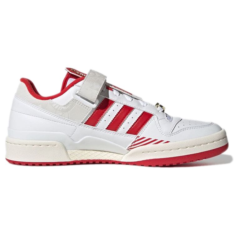 Quiccs x adidas Forum Low TEQ63 Унисекс Кроссовки Белый Облачно-белый Алый GW3493