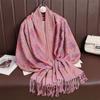 Women Paisley Scarf Cashmere Feeling Pashmina Shawls Tassel Hijab Head Wraps Femme Winter Scarves Foulard Bufanda