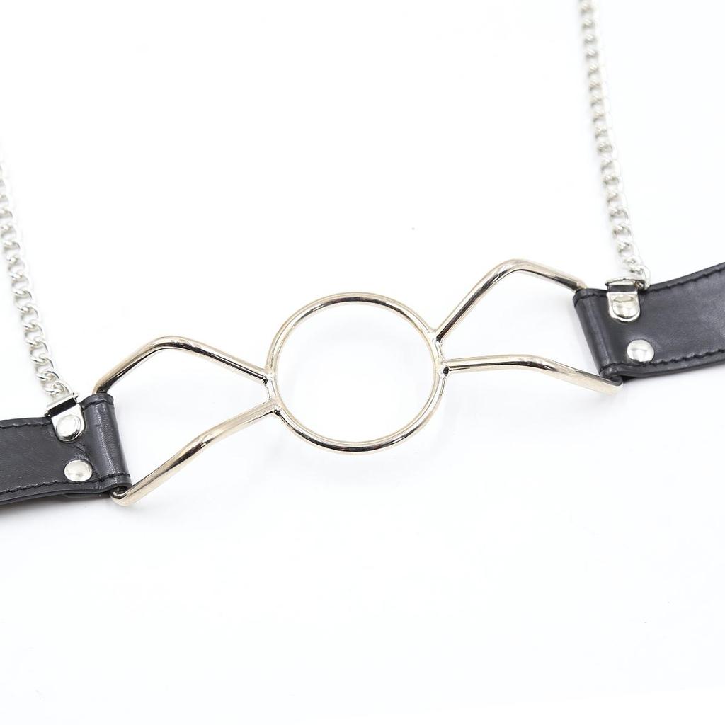 VaHppy Кляп из нержавеющей стали в форме бабочки, уплотнительное кольцо, маски, зажимы для сосков, SM, бондаж, секс-игрушки, пара, флирт, БДСМ-продукт для взрослых