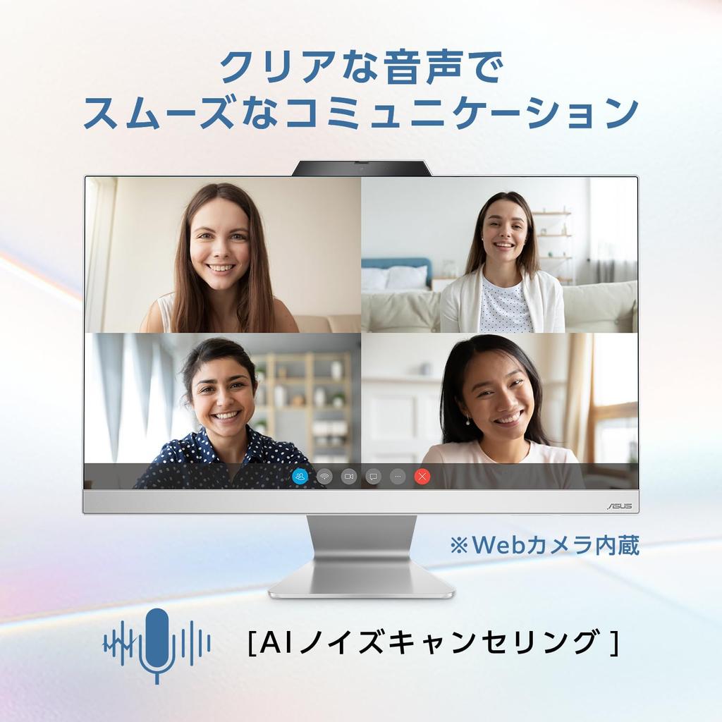 ASUS Desktop PC A3402WVAK Тип Windows 11 Core 5 120U Память 16 ГБ SSD 1 ТБ WPS Office 2 Standard Edition Беспроводная мышь в комплекте Интегрированный настольный компьютер AIO