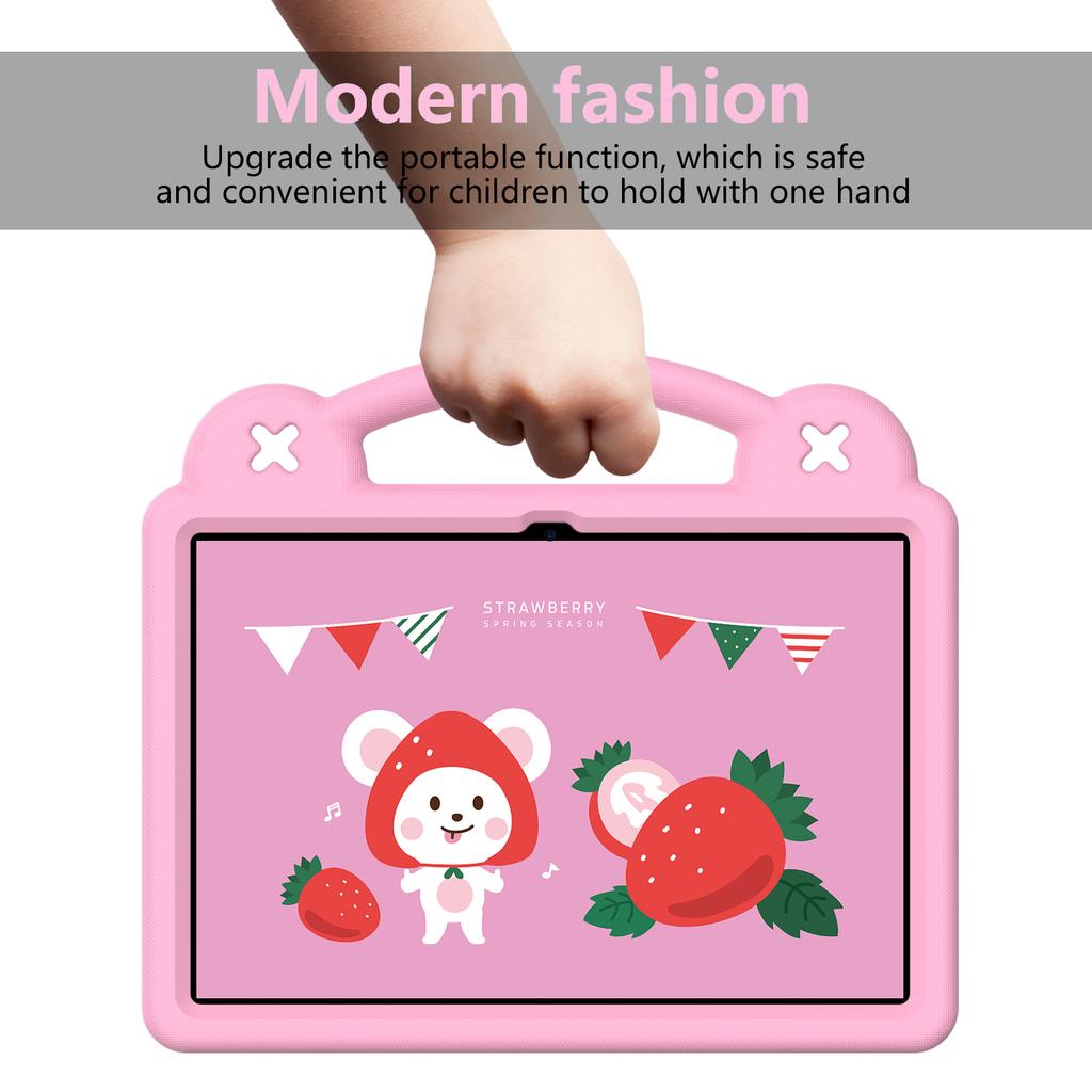 EVA Stand Case for ONN 10.1 Gen3 2022 Model 100071485 Kids Safe Cover DIY Style Tablet Shell With Handle Strap Shockproof Funda