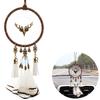 Car Accessory Pendant Dreamcatcher Car Ornament Feather Rearview Mirror Ornament Hanging Car Decoration Interior Decoration Feather Ornament Wind