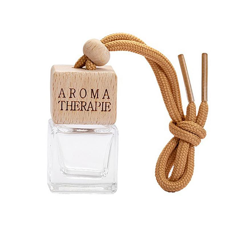 1 шт. автомобильный орнамент, домашний декор, подвеска, эфирные масла, автомобильные духи, 8 мл, квадратная пустая бутылка, освежитель воздуха, подвеска