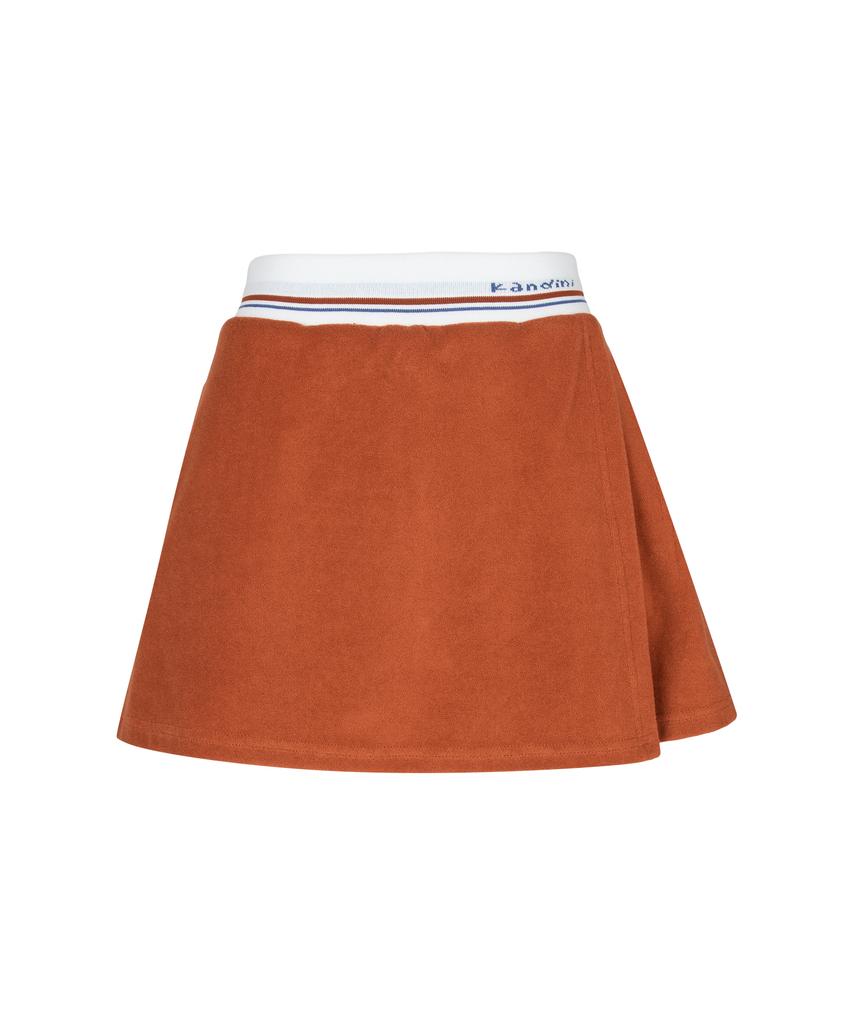 Candini Cinnamon Orange Terry Skirt
