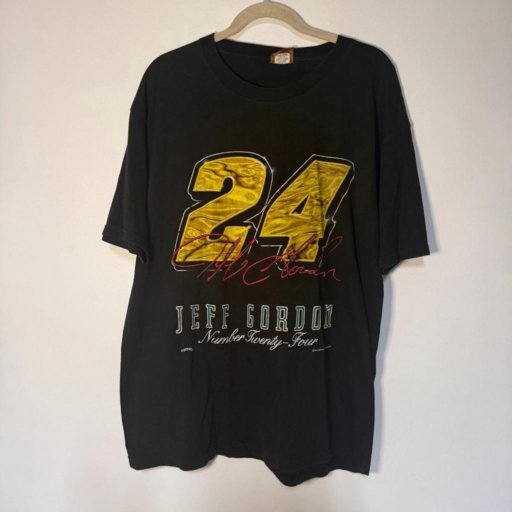 VTG Jeff Gordon 24 1994 Graphic T-Shirt Nutmeg USA XL Nascar Race Car Racing