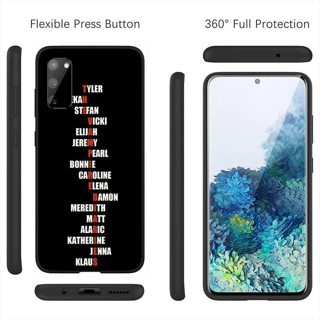 Чехол для iPhone 16 15 Xiaomi Redmi Note 14 13 12 11 Pro Max X 8 9 16e Samsung Galaxy S25 S24 S23 Moto OPPO Huawei the Vampire Diaries TV Phone Case