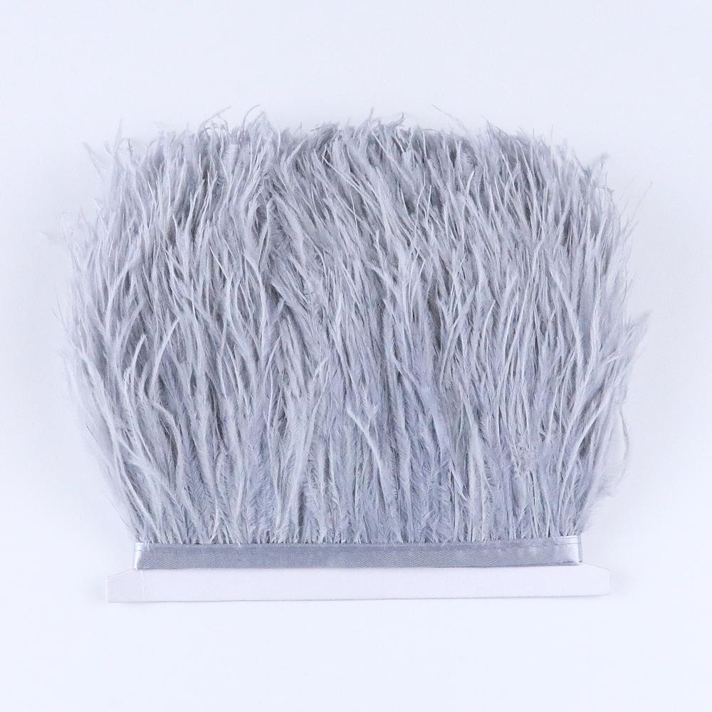 Перо1Метр Натуральная Страусиная Перовая Отделка 8-10см Свадебное Вечернее Платье DIY Швейные Аксессуары Обработка Ювелирных Изделий Лента Plumas Поделки