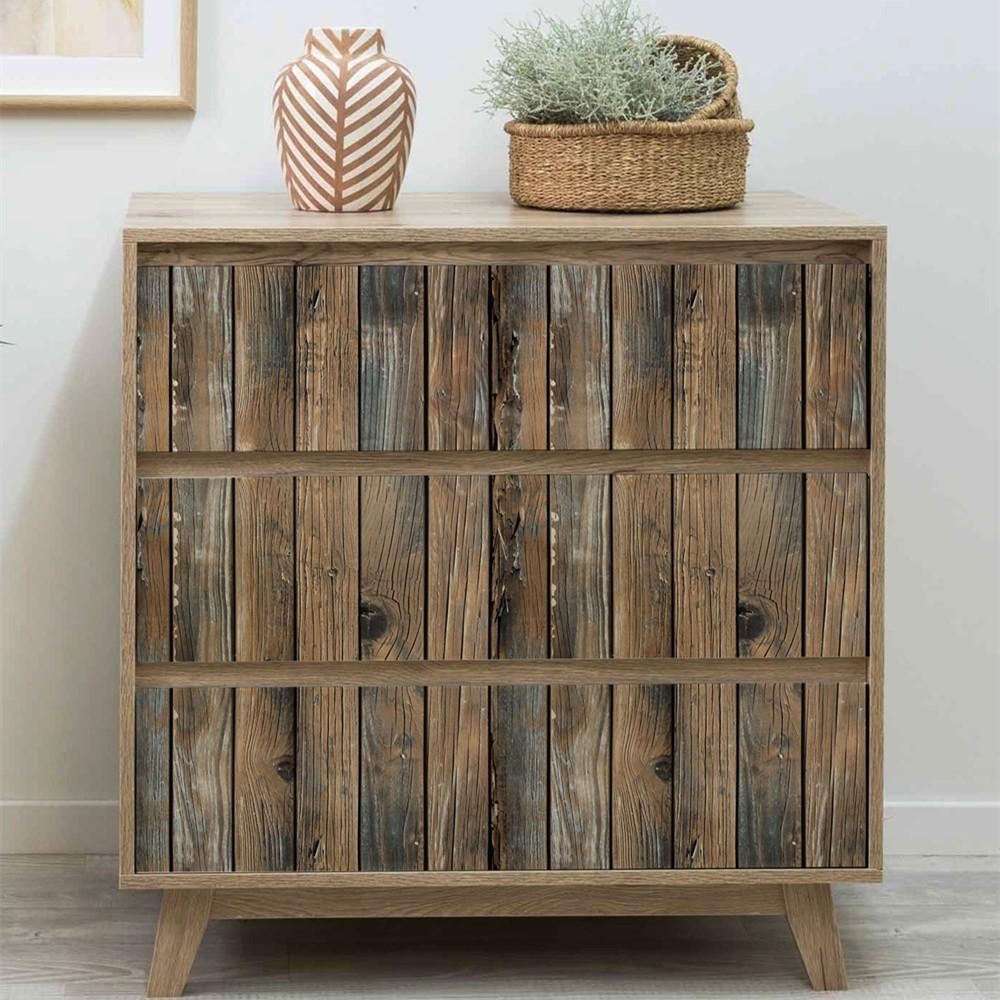 3D ПВХ наклейки на стену под дерево бумажные кирпичные каменные обои деревенский эффект самоклеящиеся декоративные наклейки для комнаты, дивана, ТВ-фона