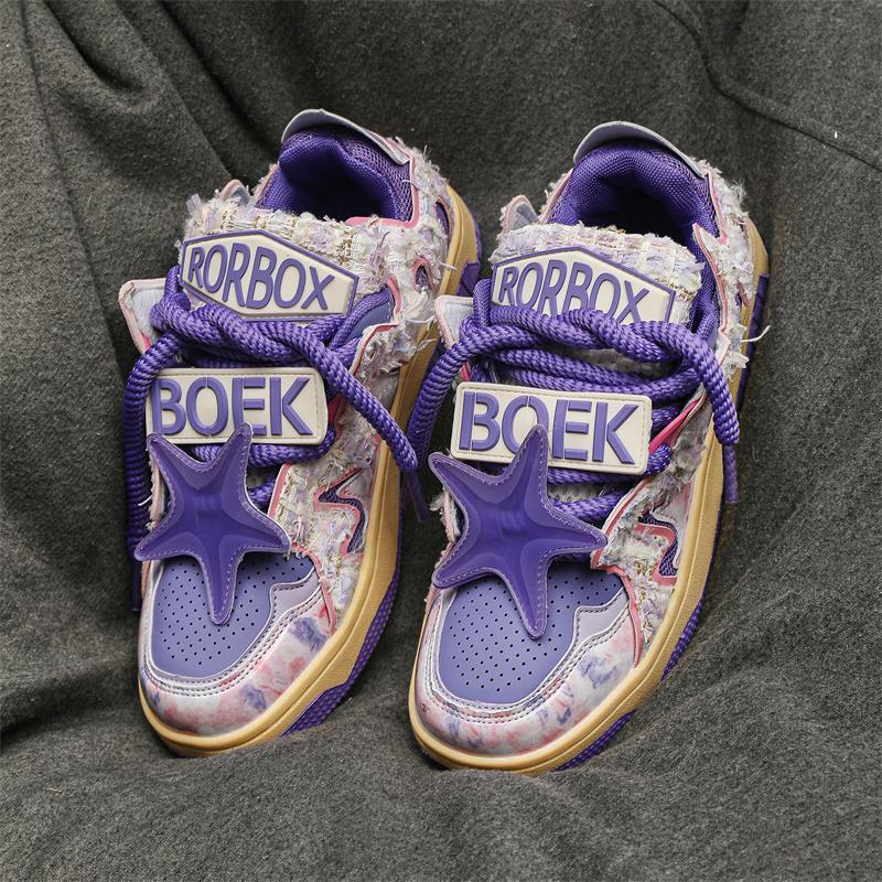 Корейские мужские и женские массивные спортивные кроссовки на плоской подошве, мокасины, спортивная повседневная модная обувь для студентов и студентов, спортивная обувь