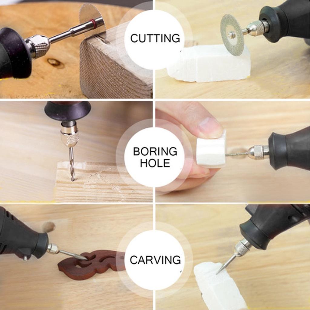 37000 об/мин 5-скоростная электрическая мини-пила для шлифовки и заточки цепей, 180 Вт, ручная, набор электроинструментов