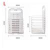 Plastic Collapsible Hanging Laundry Basket with Carry Handle Space-Saving Wall Hanging Laundry Basket Durable Tall Folding Plast