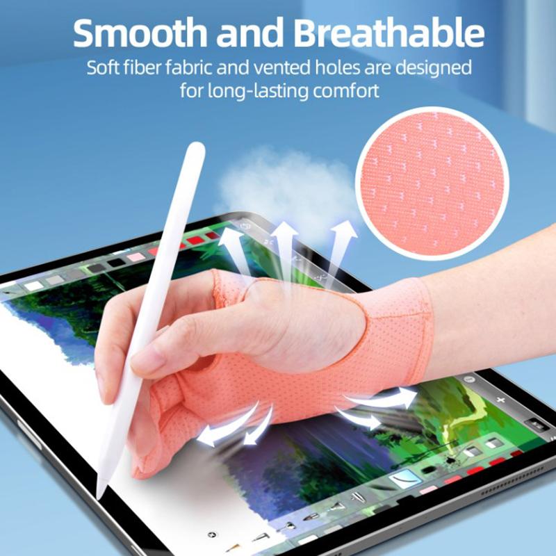 1 шт. Перчатка для рисования для графического планшета для рисования 2 пальца защита от загрязнений