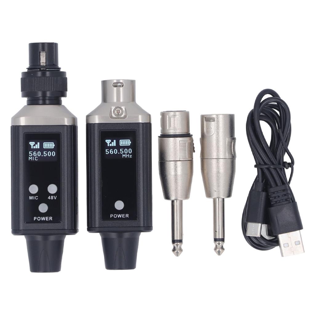 Wireless Microphone System Mic Adapter Automatic Connection Professional Wireless Microphone