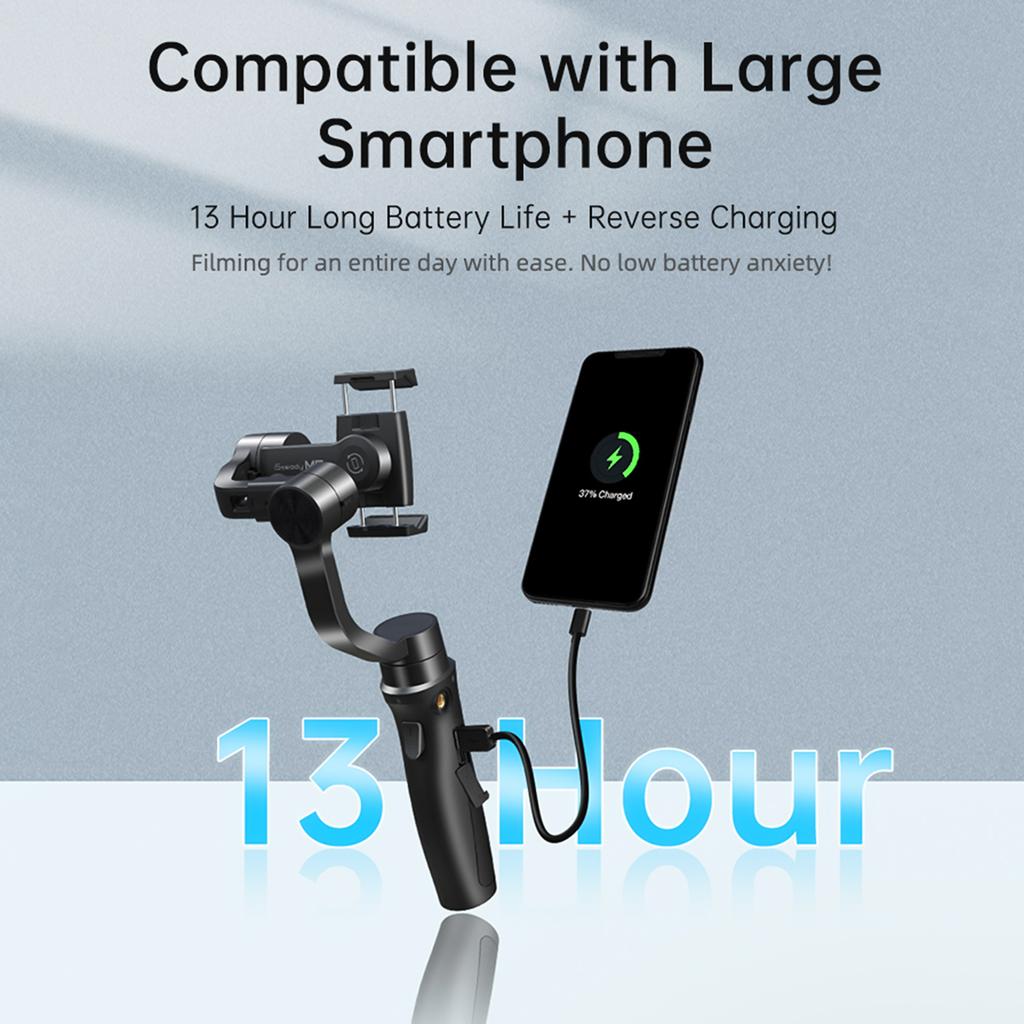 Hohem 2024 iSteady Mobile+ 3-осевой стабилизатор-подвес для смартфона, грузоподъемность 280 г/0,61 фунта