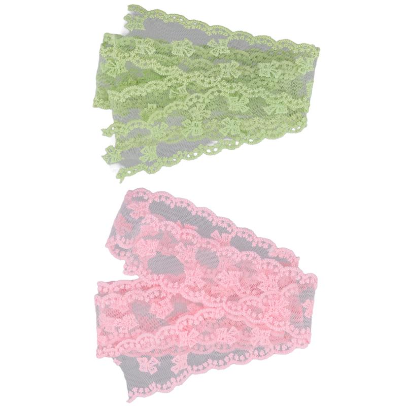 1/2M тканевая лента подарочная упаковка волнистая кромка лента кружевные аксессуары вышивка волнистый край DIY головной убор полое кружево ручная работа 4 см