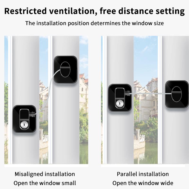 Овальный замок безопасности для детей с ключом, без сверления, защита от детей для холодильника, окна, шкафа