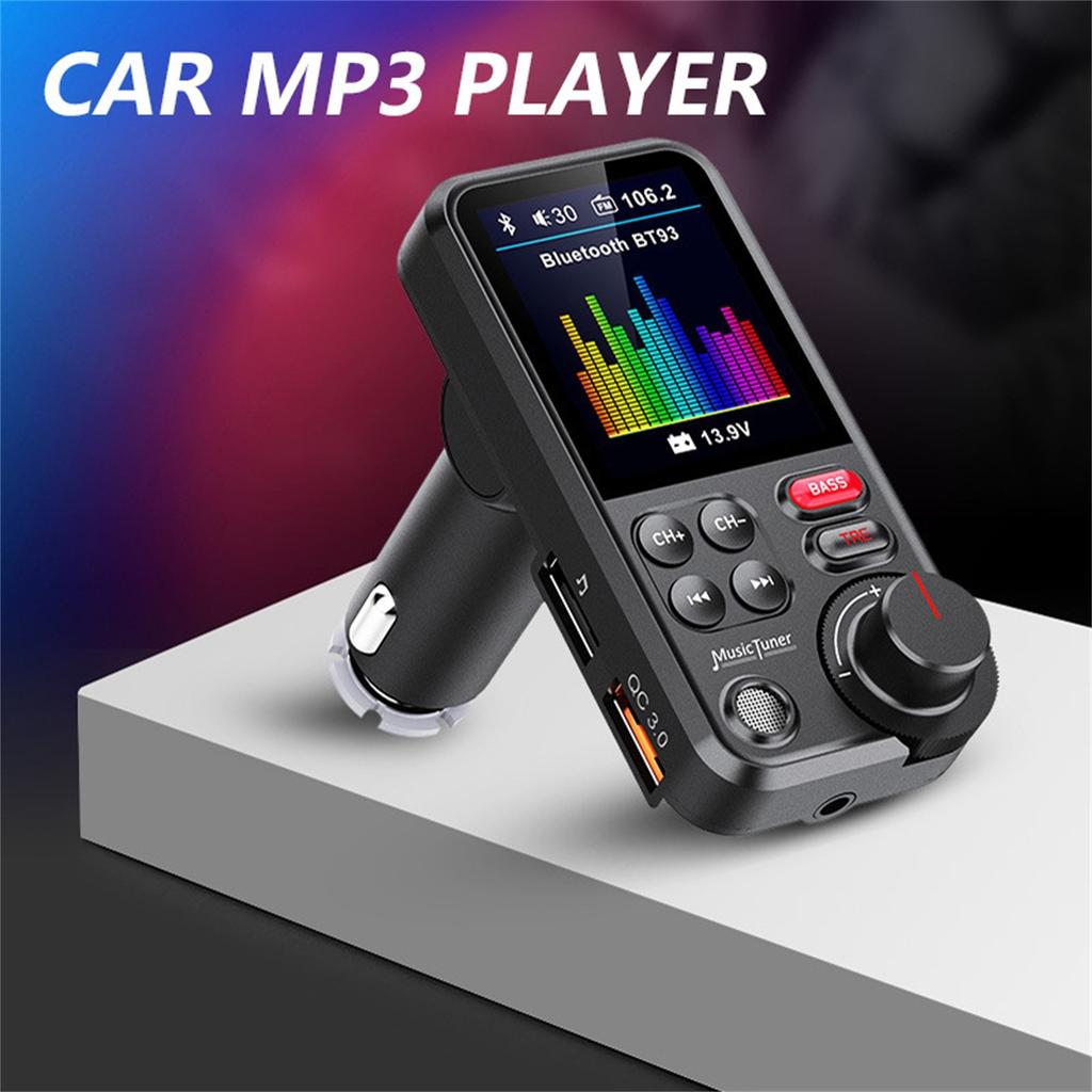 Автомобильный адаптер Bluetooth, радиоприемник, автомобильный комплект, поддержка MP3-плеера, звонки без помощи рук
