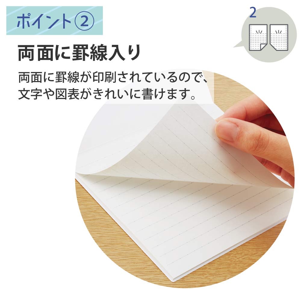 KOKUYO Campus Sticky Notebook Sticky Graph Ruled Set of 2 Me-NT150S5X2SET