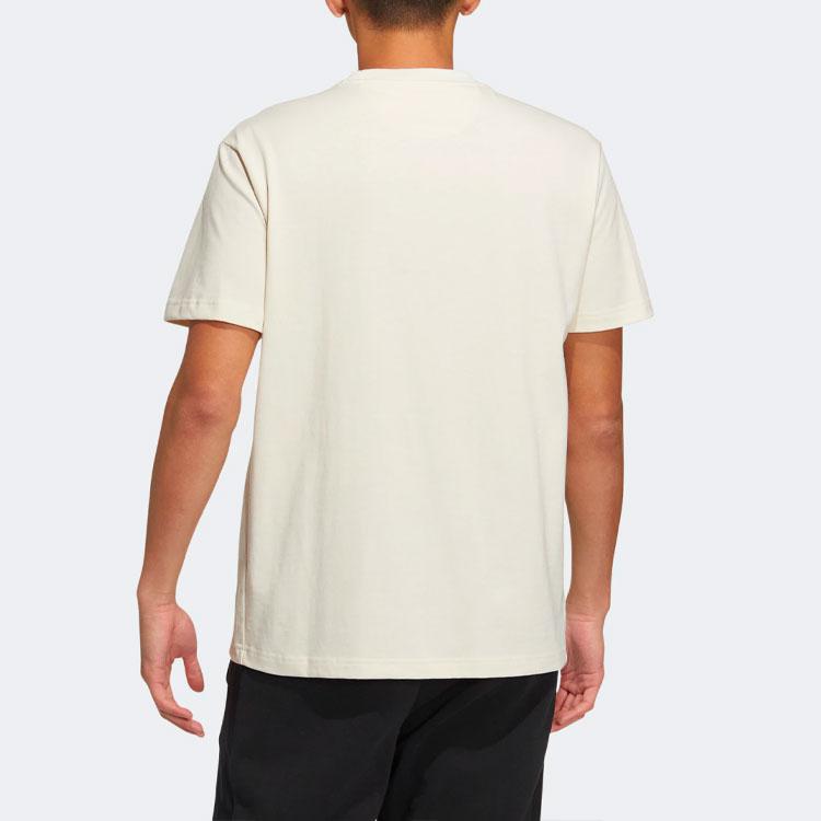 Adidas Футболка Neo Solid Color Crew Neck Sports унисекс Tops бежевый HS6813