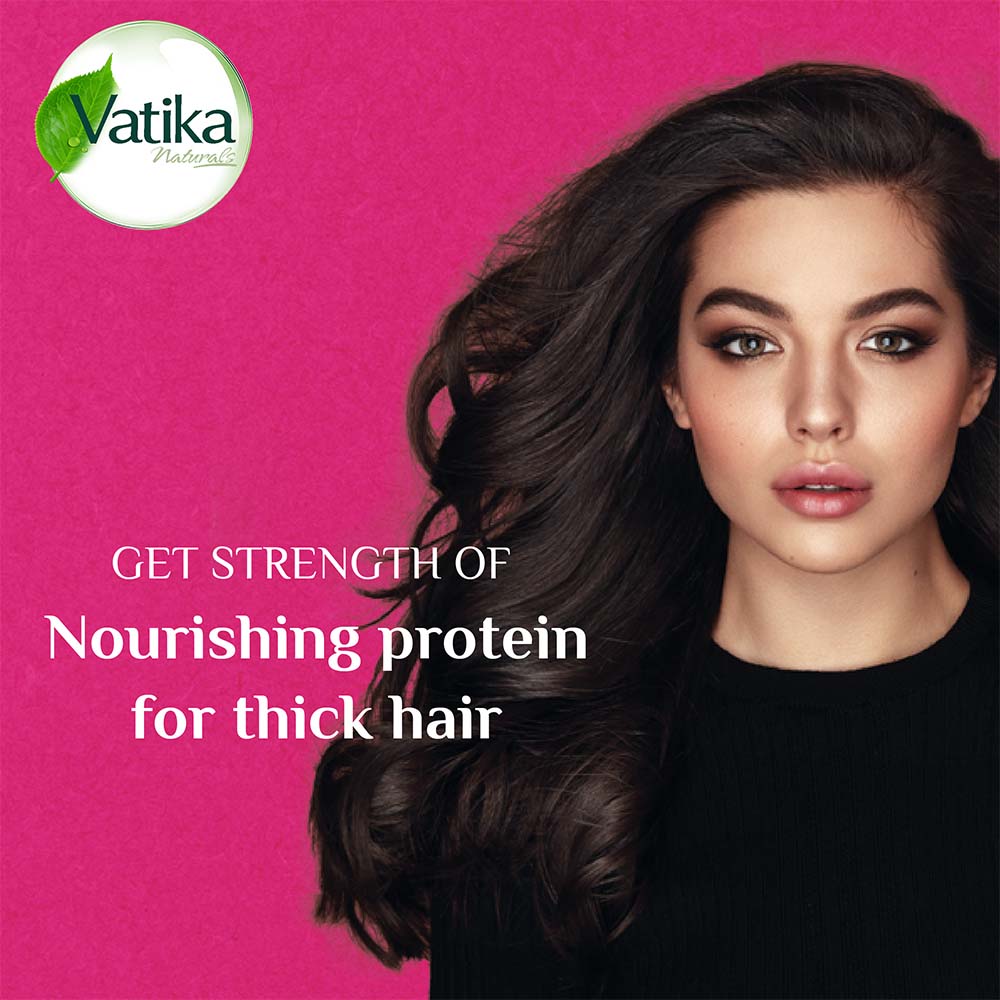 400ml. Nourishing Protein Shampoo with eggs protein - Vatika Naturals Dabur