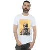 Star Wars Mens The Mandalorian Art Poster T-Shirt