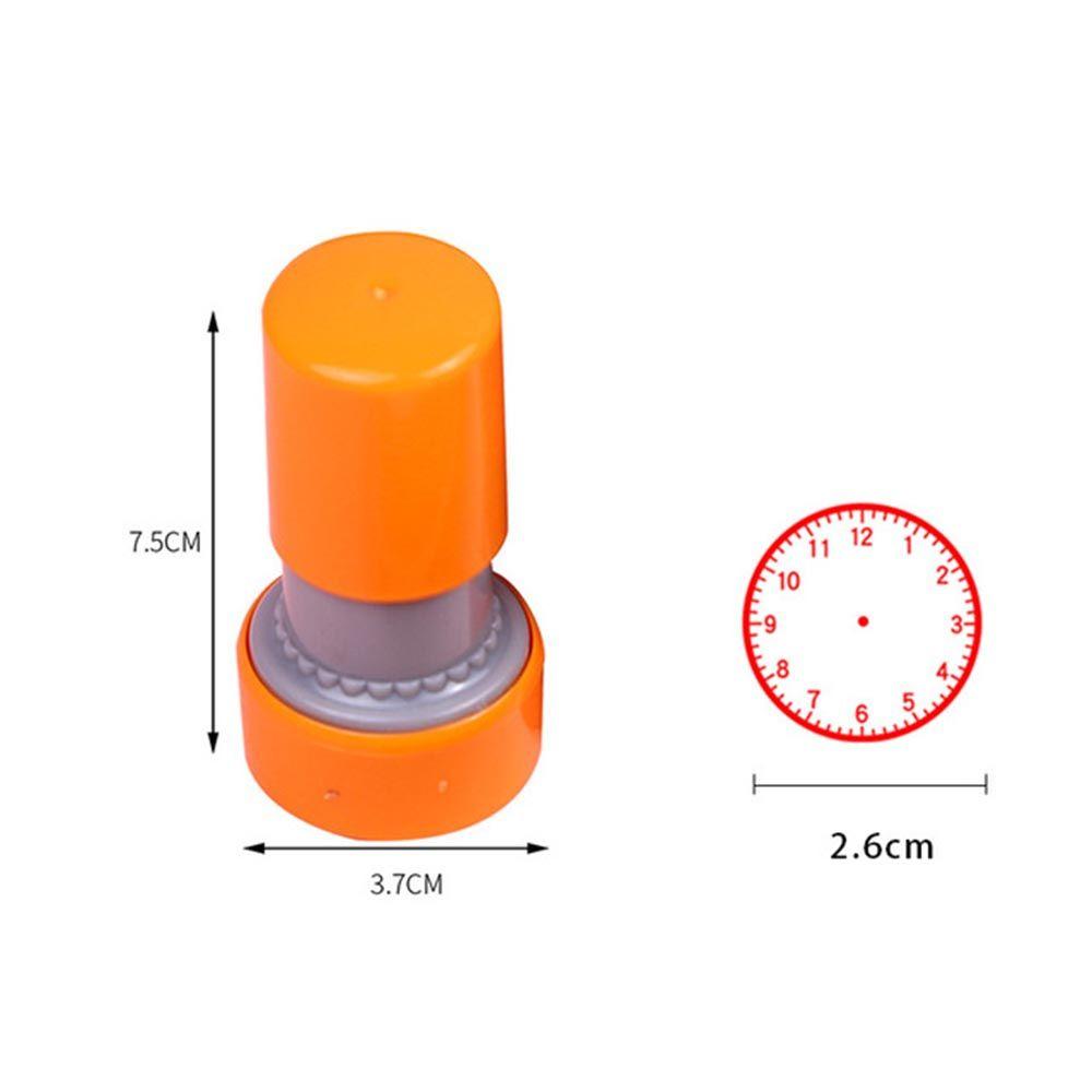 Teaching Aids Kids Toy Stamps Learning Recognition Clock Dial Student Teaching Tools Clock Stamp