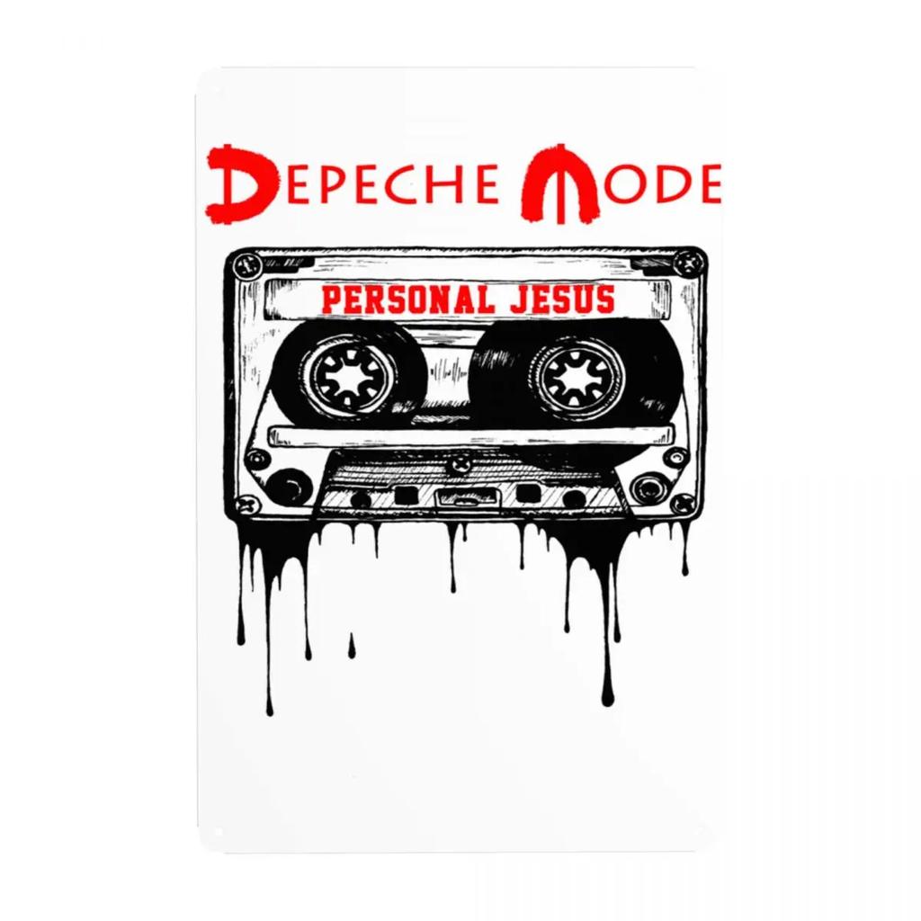 Электронный рок Depeche Cool Mode Металлическая жестяная табличка На заказ Винтажная табличка для ворот Сад Двор Мужская пещера Бар Настенный декор