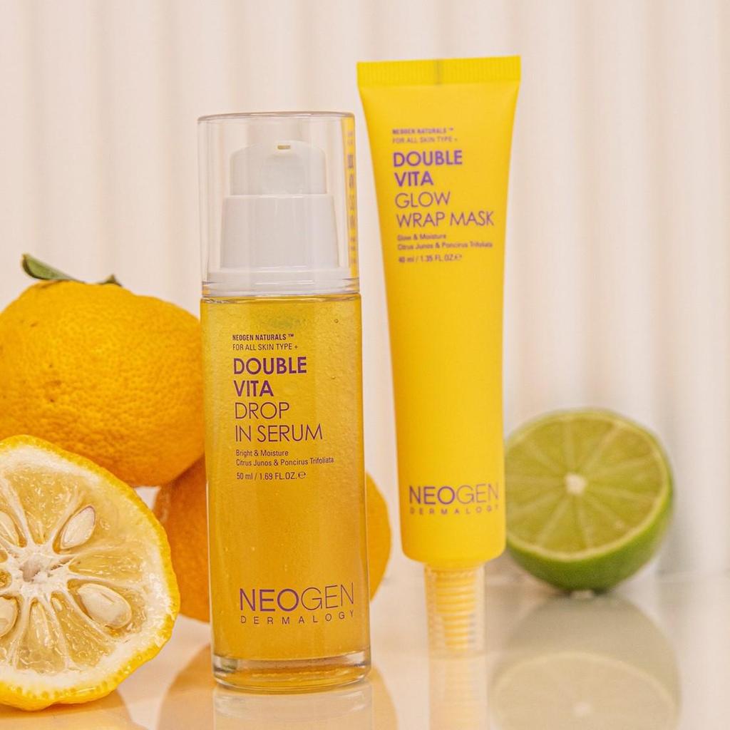 [Neogen Dermalogy] Double Vita Drop in Serum Skin Bright Kit 50 мл + 40 мл