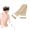 Rub Exfoliating Durable Wooden Skin Care Sisal Back Strap Shower Scrubber Shower Towel