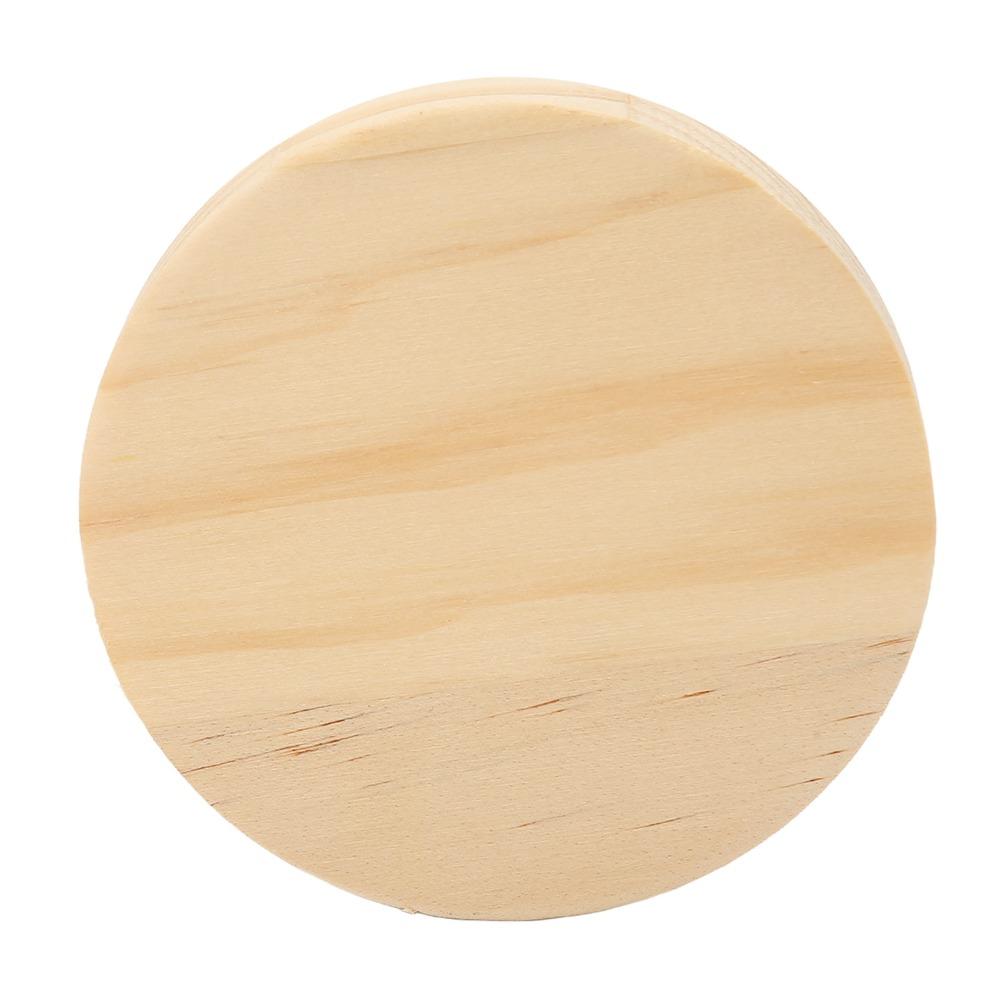 5pcs Solid Wood Bracelet Display Tray Round Shape Jewelry Organizer Tray  For Bracelets