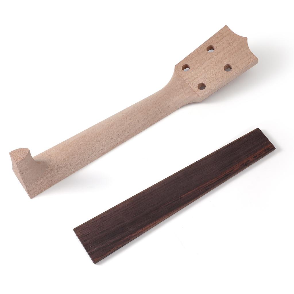 DIY Cookie Box Ukulele Neck Kit Cigar Box Ukulele Neck + Strings + Tuning Pegs + Bridge